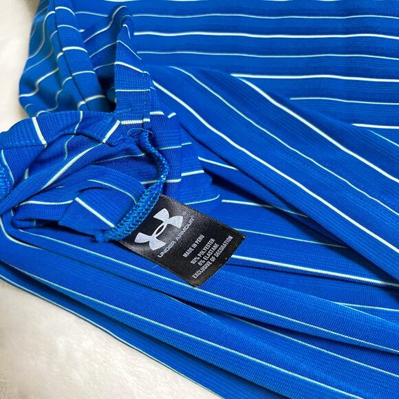 Trump National Golf Polo Under Armour Heat Gear Men's L Turquoise Doral Miami FL - Picture 5 of 9